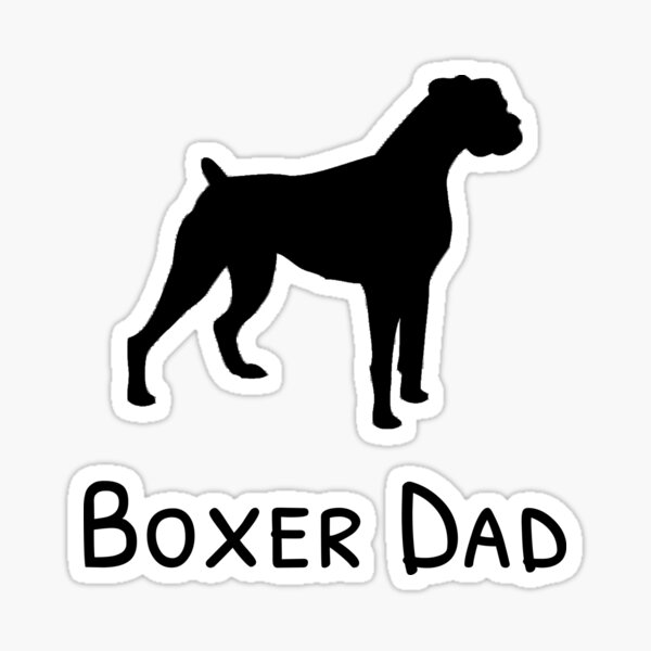 Boxer Dad Sticker