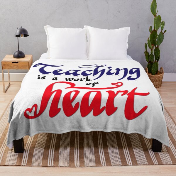 Item preview, teaching is work of heart designed and sold by calligraphysto.