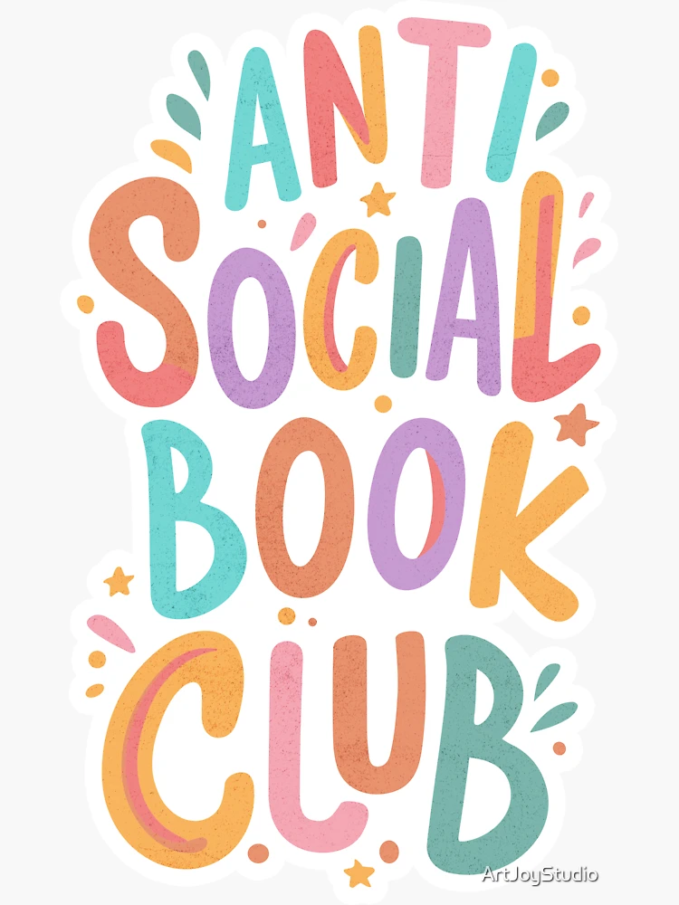 Anti Social Book Club, Book Club/ Book Lover Themed Scrapbooking Kit, –  Crop-A-Latte