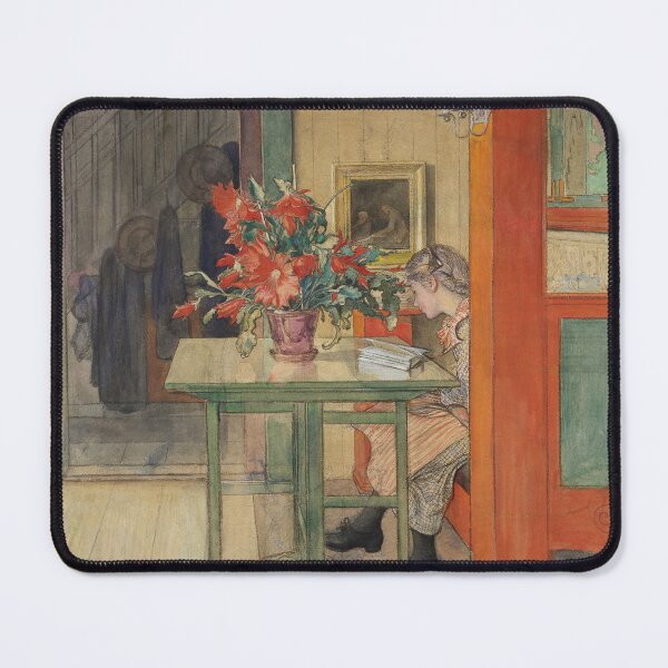 Item preview, Lisbeth reading (1904) - Carl Larsson designed and sold by SALON DES ARTS.