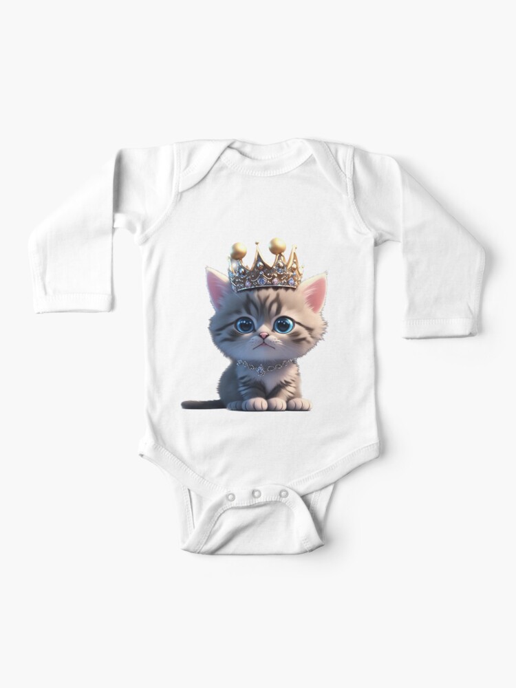 Cute little kitten princess | Baby One-Piece