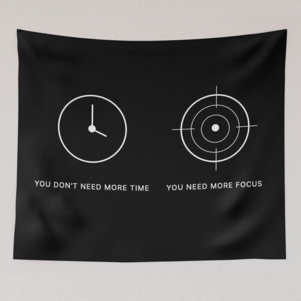 Item preview, time versus focus designed and sold by ritusdesigns.