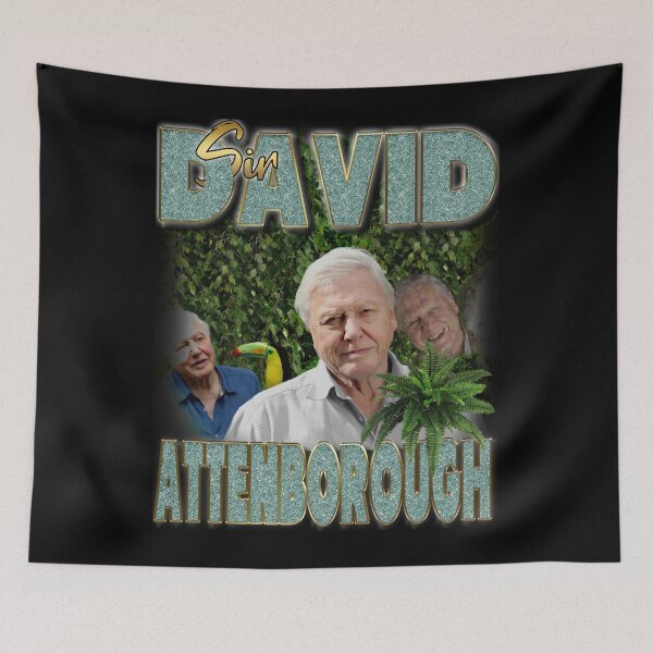Item preview, Sir David Attenborough 90s Style designed and sold by KymaniMayo94.