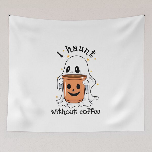 Item preview, Coffee Lover Boo-Jee Ghost Haunt Without Coffee VII designed and sold by DevemDavam.