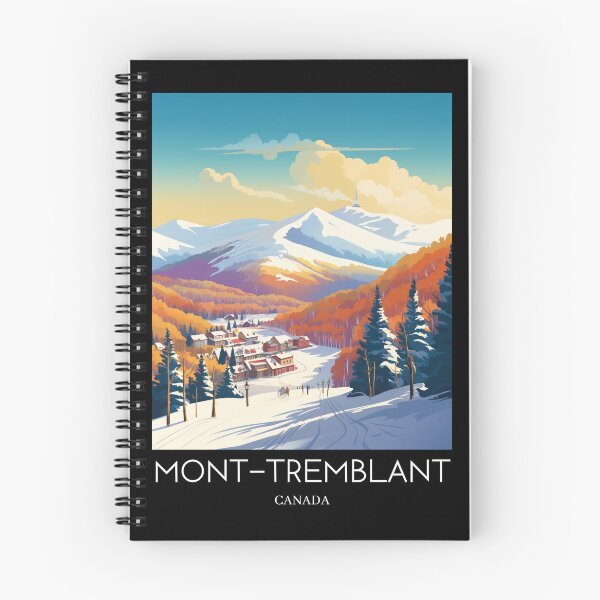 Item preview, A Pop Art Travel Print of Mont-Tremblant - Canada  designed and sold by StudioRedKoala.