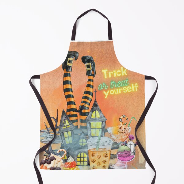 Item preview, Halloween "Trick or Treat Yourself" Fun graphic design, Spooky Autumn Vibes designed and sold by Lunardreams54.