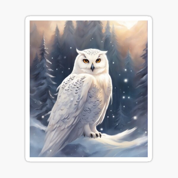 Item preview, snowy white owl designed and sold by Artyom-Ascaron.