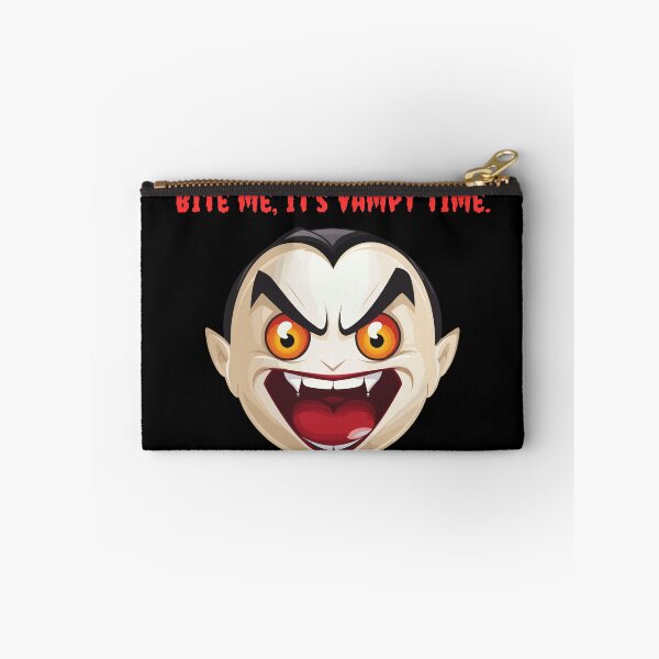 Item preview, Bit me, It's Vampy Time. Vampire theme ready for Halloween designed and sold by Rocketman2017.