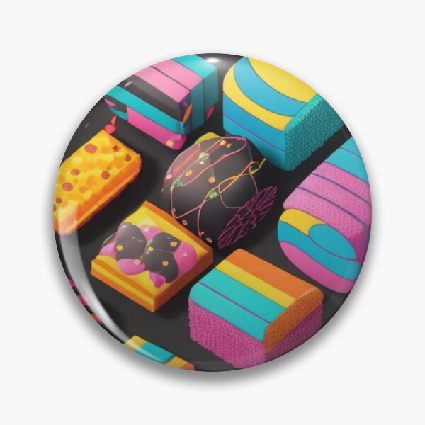 Item preview, Vintage licorice allsorts lolly pattern designed and sold by Geddit Designs.