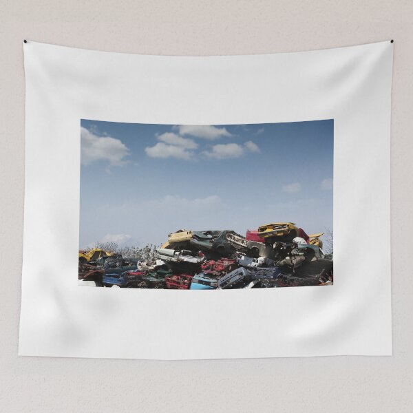 Item preview, junk yard with old cars and wreck designed and sold by goceris.