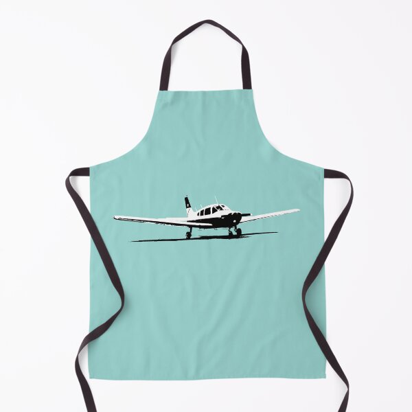 Item preview, Piper Warrior PA28 classic light aircraft black and white designed and sold by soitwouldseem.