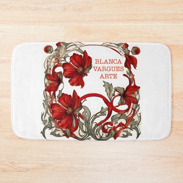 Item preview, Red flowers logo designed and sold by blanca-V-Art.