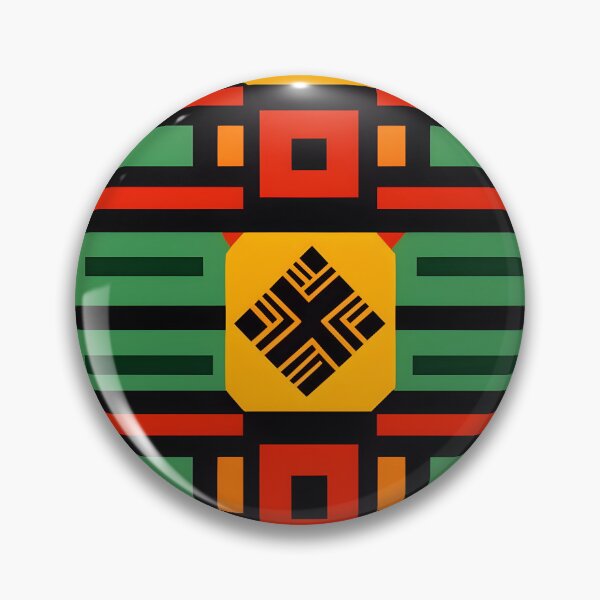 Item preview, Vibrant African Kente Pattern designed and sold by Logiamerch.