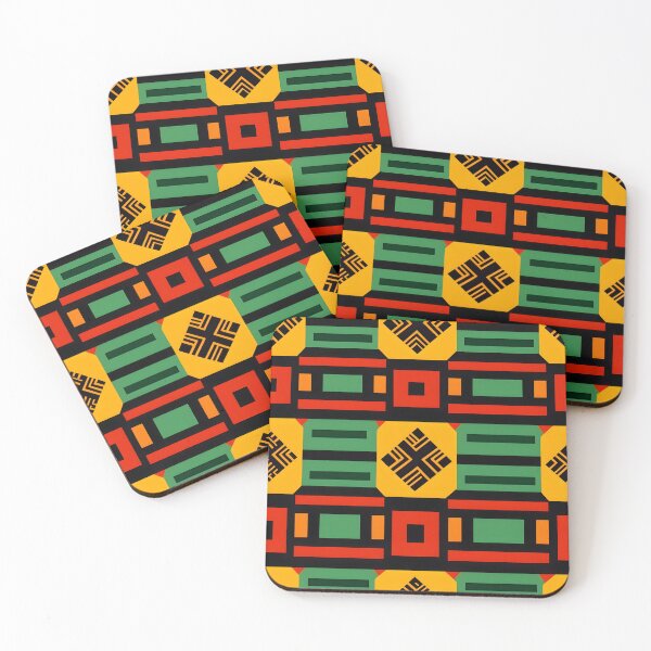 Item preview, Vibrant African Kente Pattern designed and sold by Logiamerch.