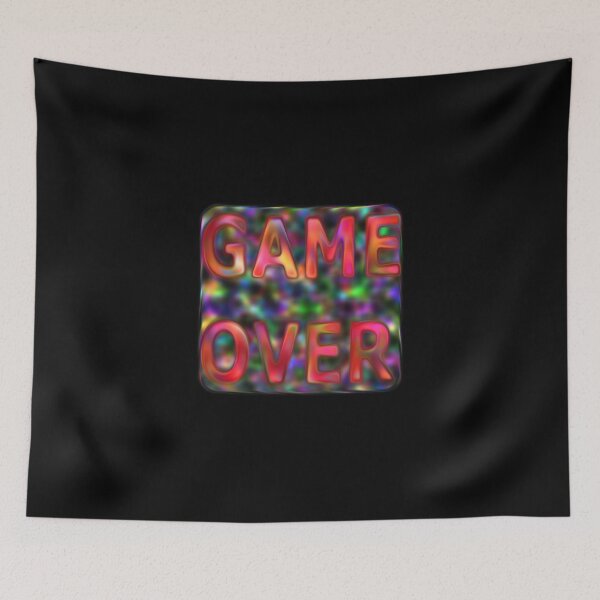 Item preview, GAME OVER - Black & Red designed and sold by M-Lorentsson.