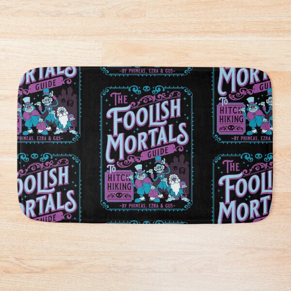 Item preview, Foolish Mortals Hitch Hikers Guide - Creepy Cute Vintage Cartoon designed and sold by Nemons.