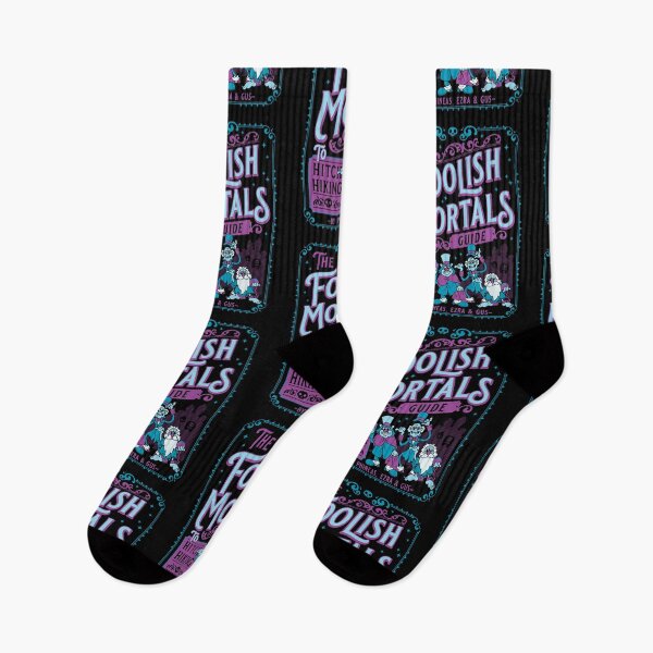 Item preview, Foolish Mortals Hitch Hikers Guide - Creepy Cute Vintage Cartoon designed and sold by Nemons.