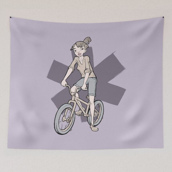 Item preview, Bike girl designed and sold by motylanoga.