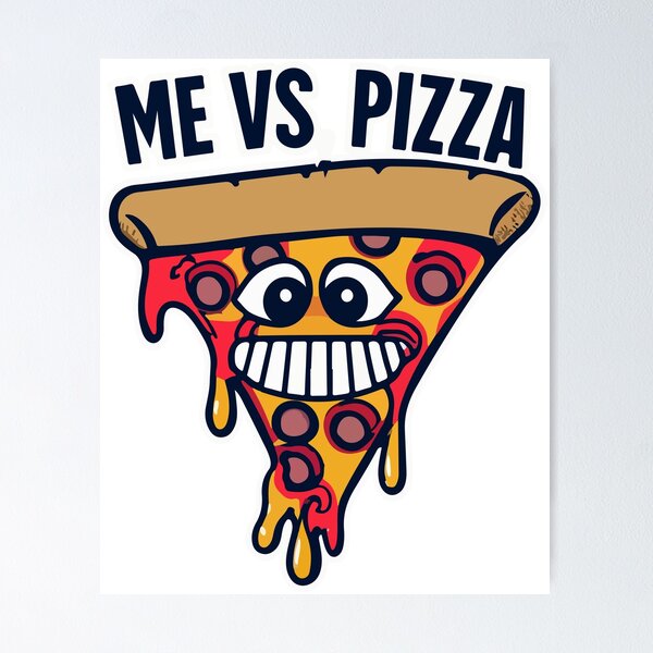 Item preview, I VS pizza designed and sold by CatCoconut-Art.