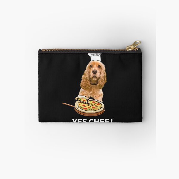 Item preview, Cocker Spanial cook, wearing chef hat say yes chef dog lover designed and sold by Kissudesign.