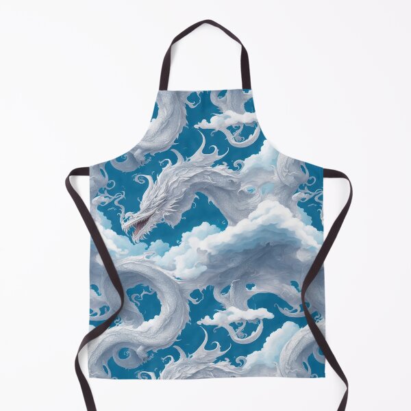 Item preview, White dragon, clouds designed and sold by CoolPixels.