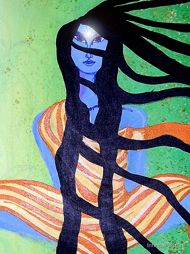 Thumbnail 3 of 3, Scarf, Wind designed and sold by InfinitePathArt.