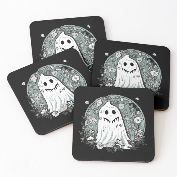 Item preview, Halloween Time, Spooky Ghost with Flowers designed and sold by Amazing-Kortez.