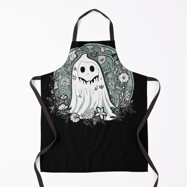 Item preview, Halloween Time, Spooky Ghost with Flowers designed and sold by Amazing-Kortez.