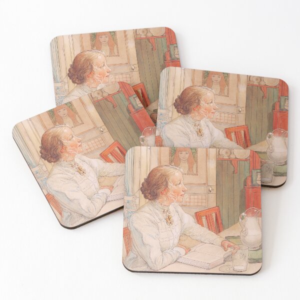 Item preview, My Eldest Daughter, Suzanne with Milk and Book (1904) - Carl Larsson designed and sold by SALON DES ARTS.