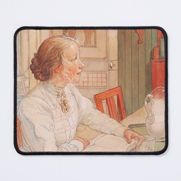 Item preview, My Eldest Daughter, Suzanne with Milk and Book (1904) - Carl Larsson designed and sold by SALON DES ARTS.