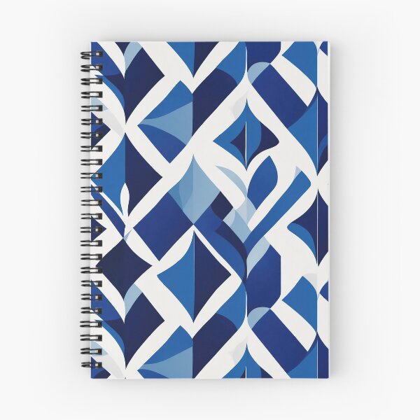 Item preview, White and blue pattern designed and sold by CoolPixels.