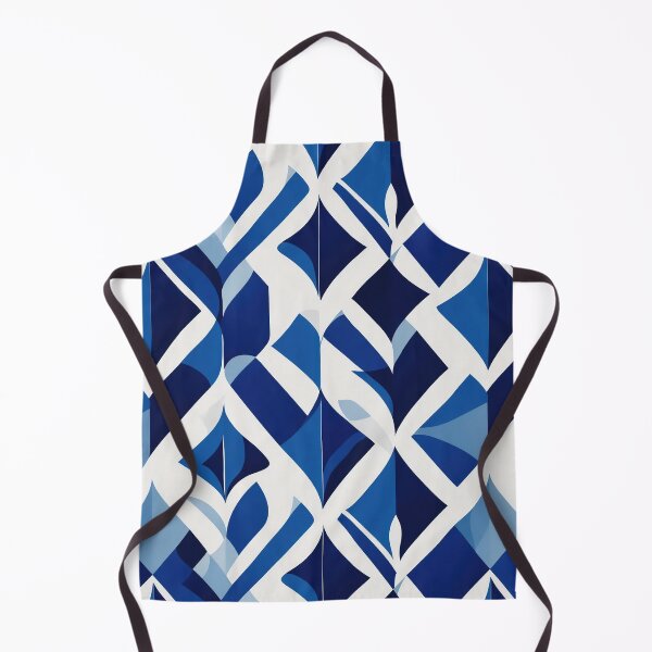 Item preview, White and blue pattern designed and sold by CoolPixels.