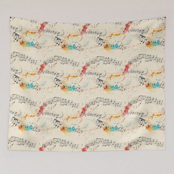 Item preview, Modern design reminiscent of patterns in the style of sheet music designed and sold by Pflugart.