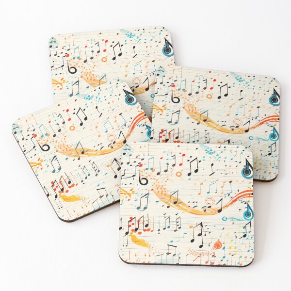 Item preview, Modern design reminiscent of patterns in the style of sheet music designed and sold by Pflugart.