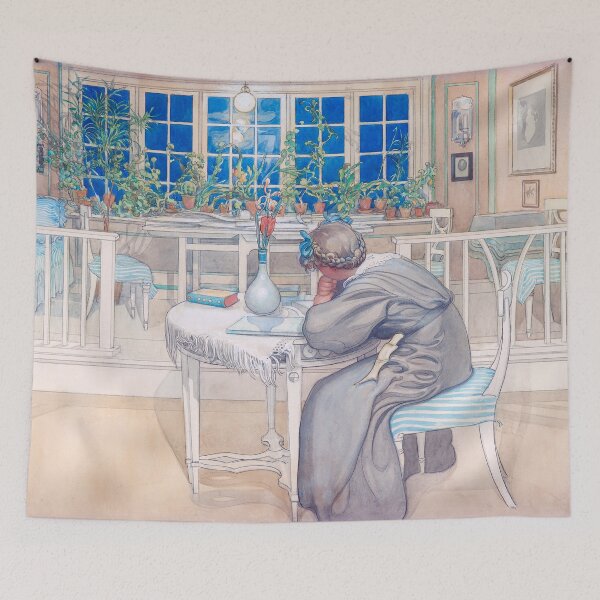 Item preview, The Evening before the Trip to England (1909) - Carl Larsson designed and sold by SALON DES ARTS.