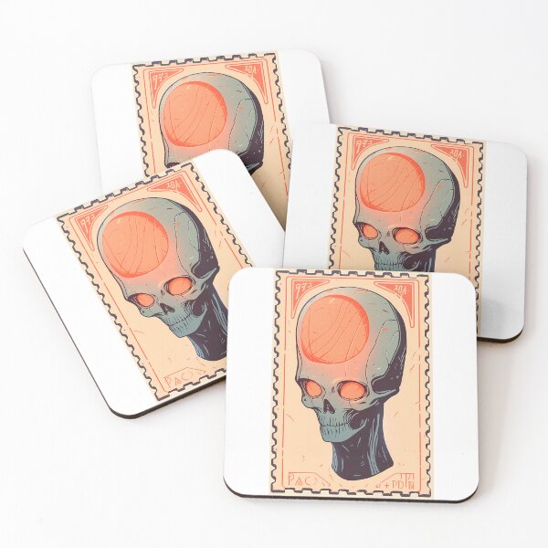 Item preview,  Soviet Space Program- Alien Skull Stamp 2 designed and sold by octoboobs.