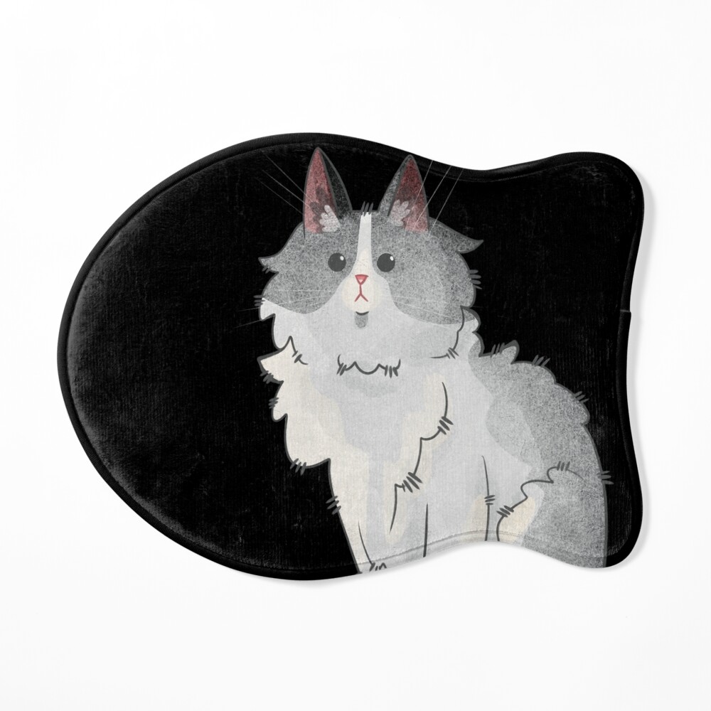 Blue Bicolor Turkish Angora - Cat lovers gifts