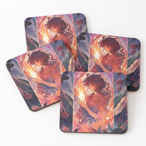 Item preview, Fire Tarot Card designed and sold by MetAIjp.