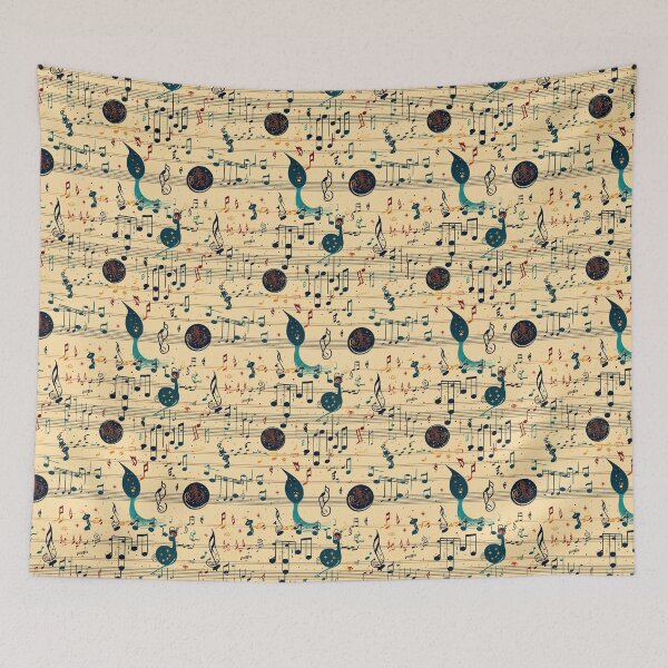 Item preview, Modern design reminiscent of patterns in the style of sheet music designed and sold by Pflugart.