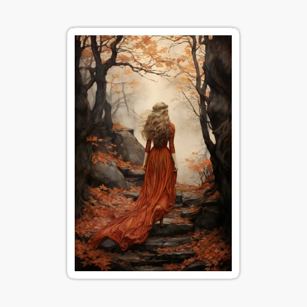 Item preview, Mysterious Witch 3 designed and sold by Red Witch Art.