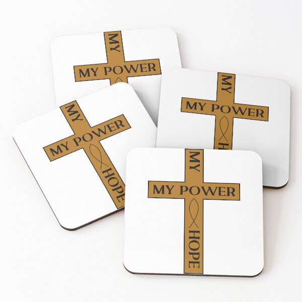 Item preview, My Power My Hope - Faith Cross designed and sold by RANDOMNESS.