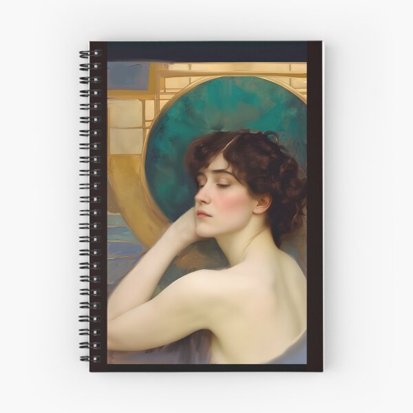 Item preview, Turquoise and gold modernism designed and sold by blanca-V-Art.