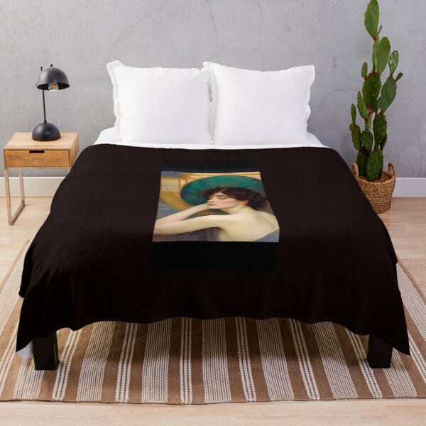 Item preview, Turquoise and gold modernism designed and sold by blanca-V-Art.