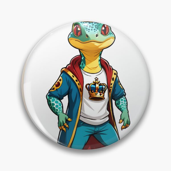 Aperçu de l'œuvre Roi Gecko créée et vendue par CraftyUniverse.