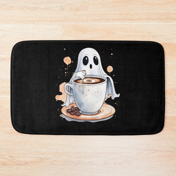 Item preview, Caffeine Addict Halloween Ghost XII designed and sold by DevemDavam.
