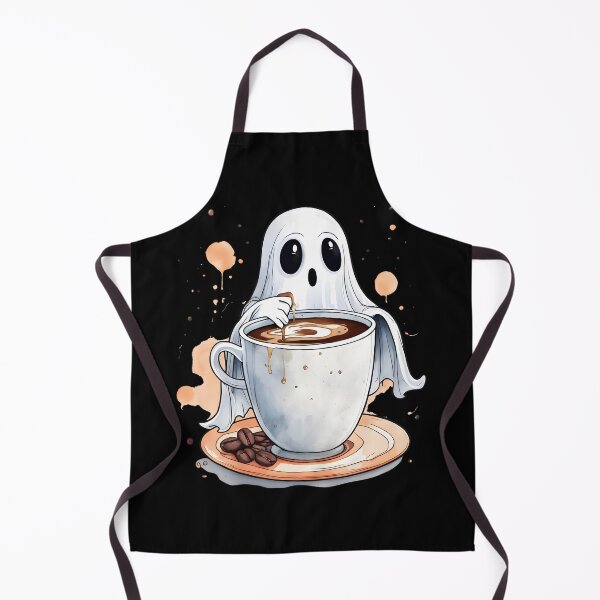Item preview, Caffeine Addict Halloween Ghost XII designed and sold by DevemDavam.