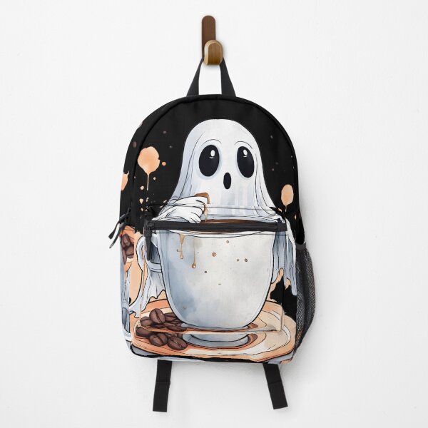 Item preview, Caffeine Addict Halloween Ghost XII designed and sold by DevemDavam.
