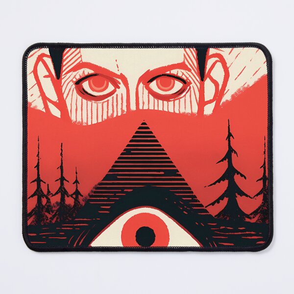 Item preview, Dystopian Pyramid postal stamp- Futuristic designed and sold by octoboobs.