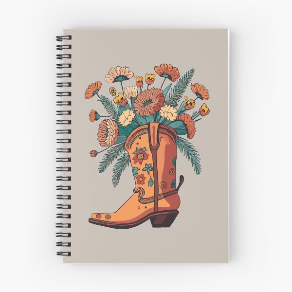 Item preview, Rustic Floral Rodeo Boots designed and sold by EmeraldeaArt.