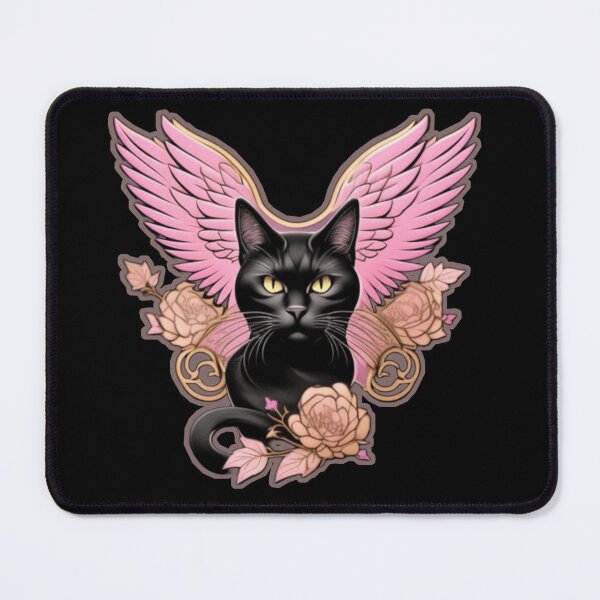 Item preview, Pink kitty wings designed and sold by Roxburylane.